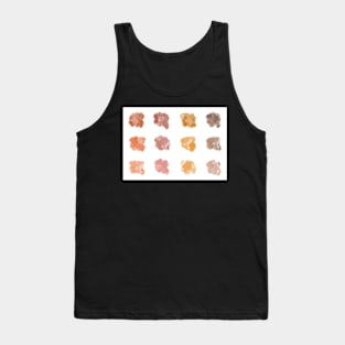 Russet Autumn / Fall Watercolor accents Tank Top